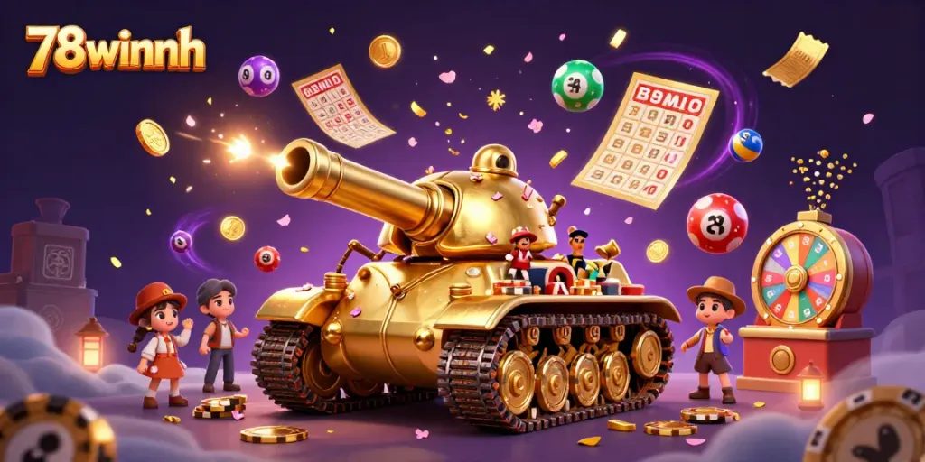 Experience the dynamic lottery gameplay at 78winnh with vibrant casino-inspired elements!