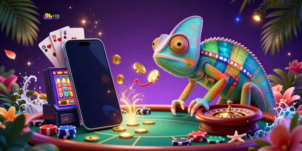 Engage in thrilling gameplay with 91 CLUB LOGIN, featuring a colorful casino scene and dynamic elements.