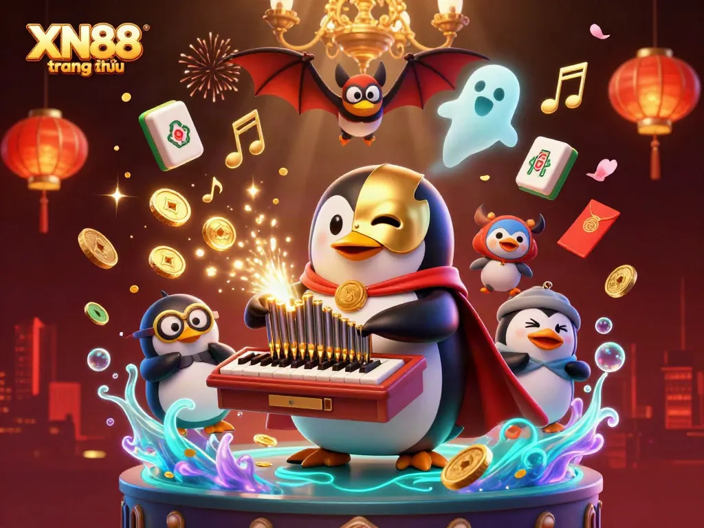 Experience the excitement of XN88 trang chủ casino with our vibrant and dynamic illustration.