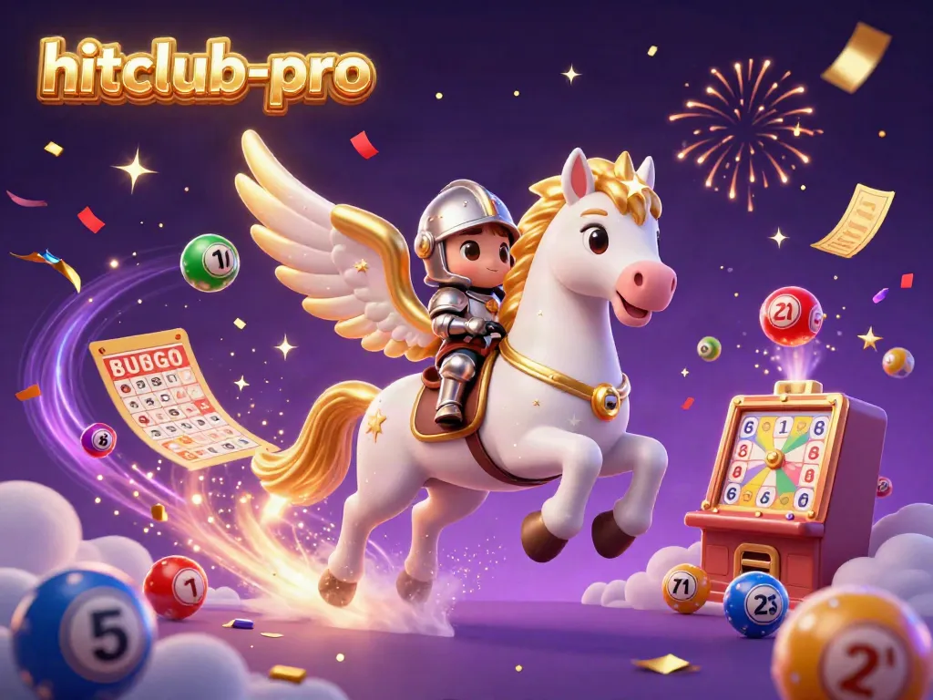 Experience the excitement of hitclub-pro with vibrant casino-themed elements and mystical characters in a dazzling scene.