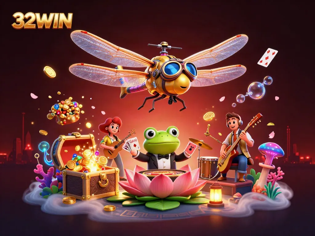 Experience thrilling gameplay at 32WIN with exciting casino action and enchanting characters.