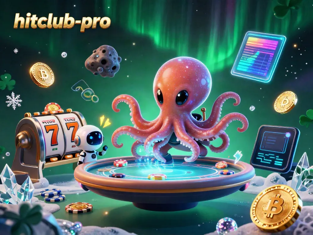 Experience hitclub-pro with alien-themed slots and poker excitement in outer space.