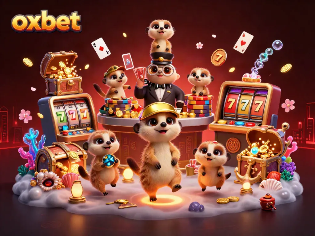 Experience excitement at the oxbet casino as meerkats run dynamic gaming operations filled with rich visuals.