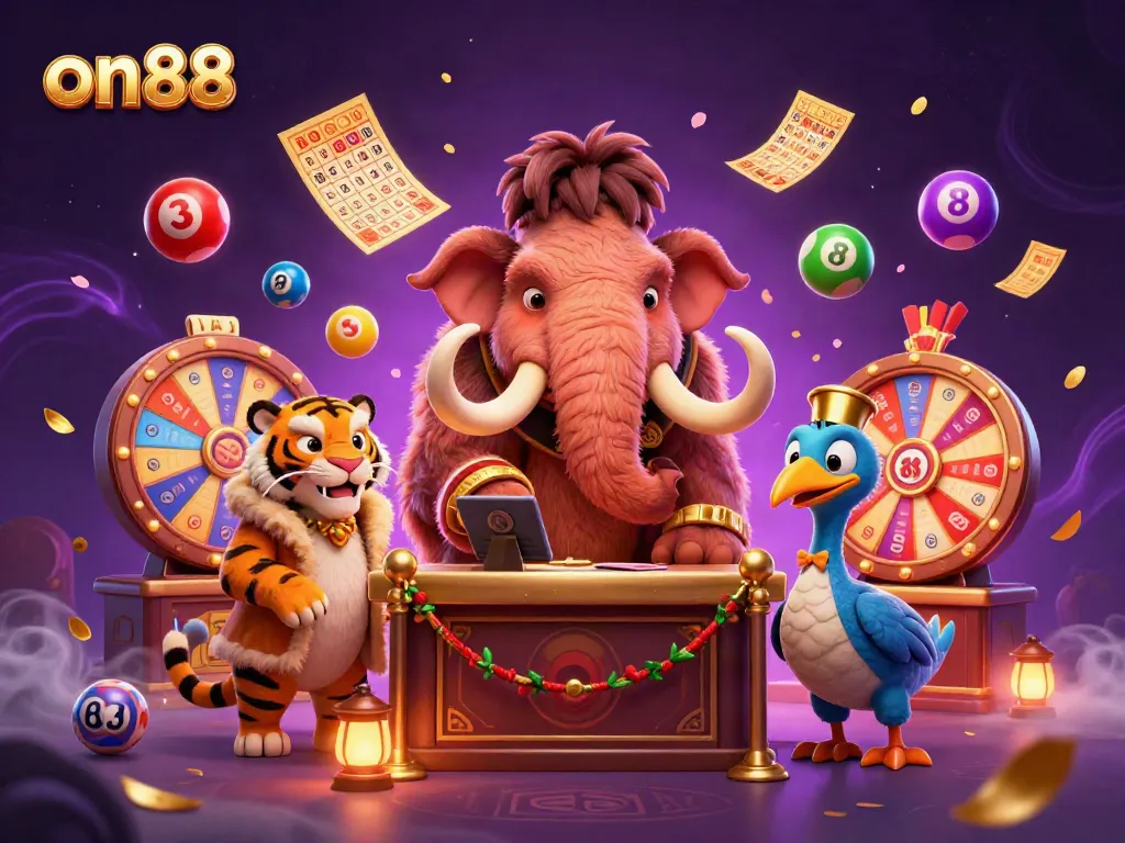 Experience the excitement of on88 casino with dynamic characters and vibrant game elements.