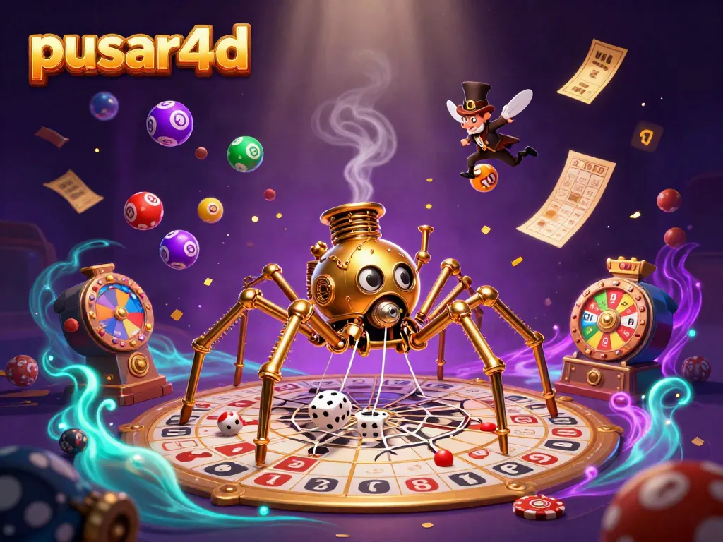 Experience thrilling gameplay at pusar4d with a vibrant array of lottery balls and exciting casino elements.