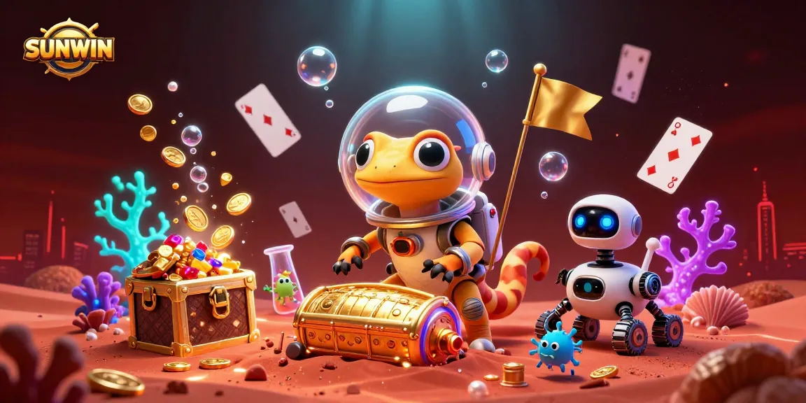 SUNWIN offers thrilling gameplay with exciting rewards in a vibrant Martian casino setting.