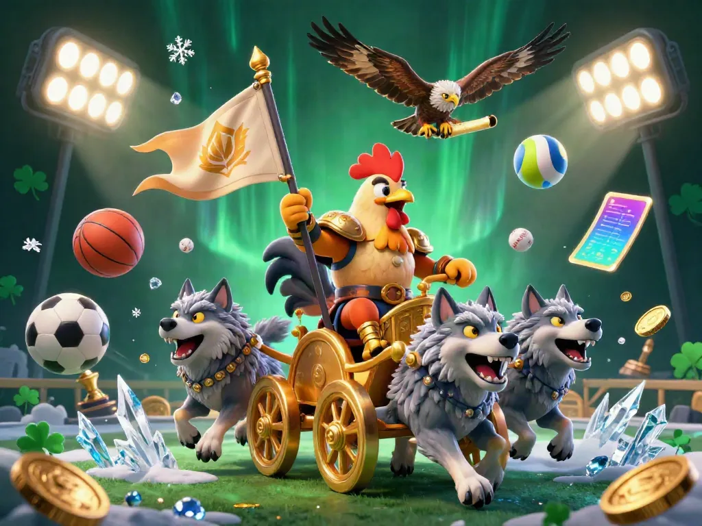 Experience thrilling betting action with fabet in this vibrant 3D casino scene featuring dynamic sports elements.
