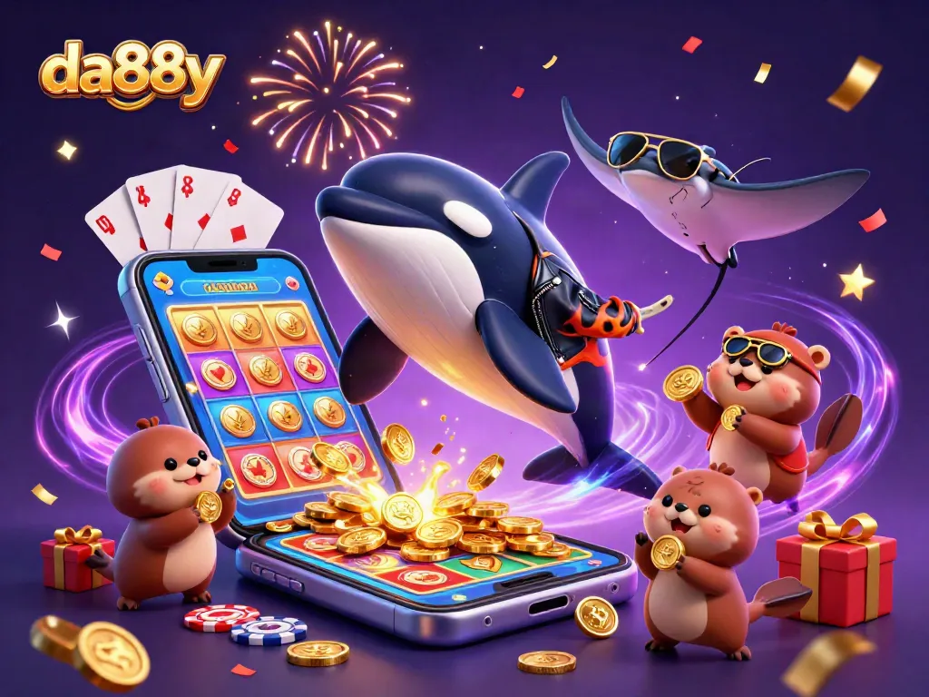 Experience big wins with colorful slots and dynamic action at da88y, featuring fun characters and golden coins.