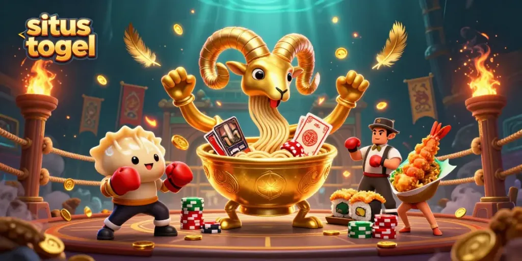 Experience thrilling games at situs togel with vibrant characters and elements, engaging in high-stakes action.