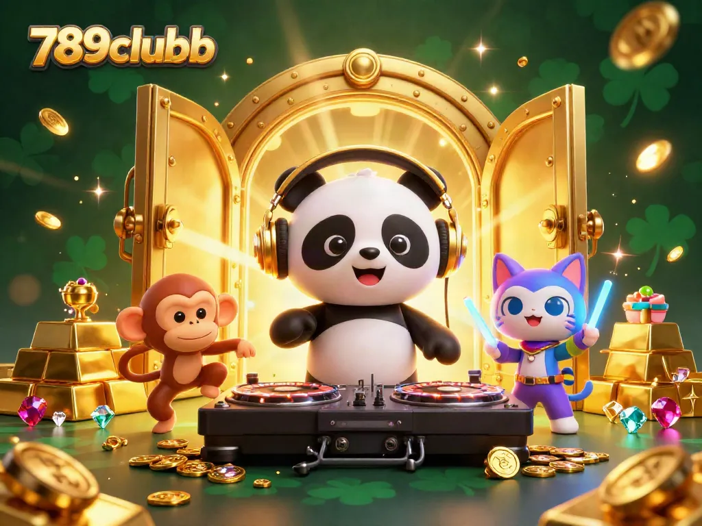 Engage in thrilling gameplay at 789clubb with vibrant casino elements and lively characters.
